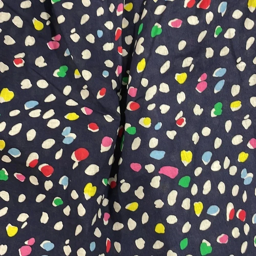 NWOT J. Crew Ratti Happy Cat Print Off The Shoulder Top 10